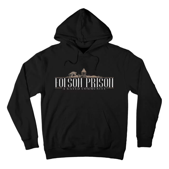 Folsom State Prison Prison State Correctional Warden Tall Hoodie