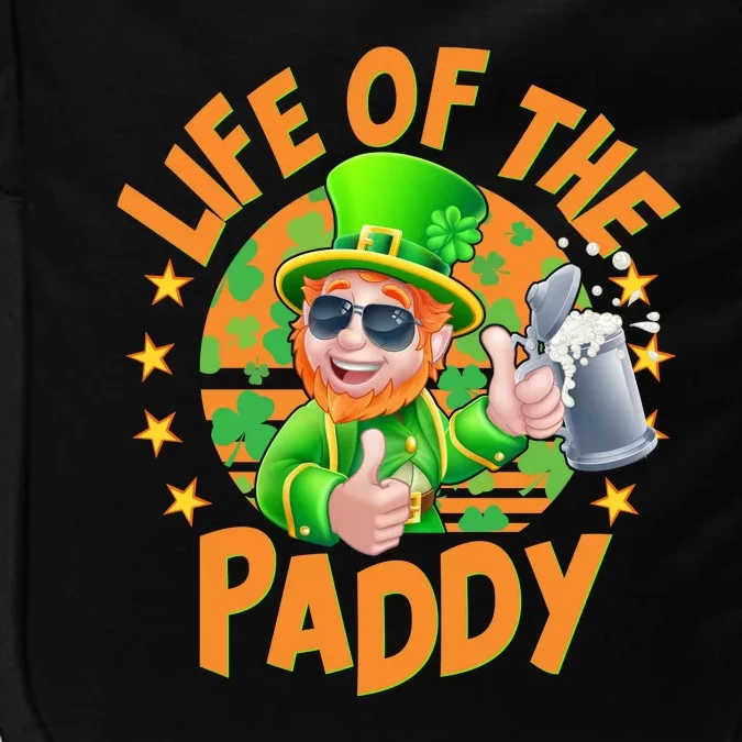 Funny St Patricks Day Life Of The Paddy Leprechaun Beer Impact Tech Backpack