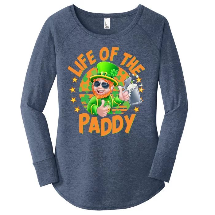 Funny St Patricks Day Life Of The Paddy Leprechaun Beer Women's Perfect Tri Tunic Long Sleeve Shirt