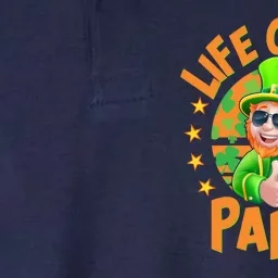 Funny St Patricks Day Life Of The Paddy Leprechaun Beer Softstyle Adult Sport Polo