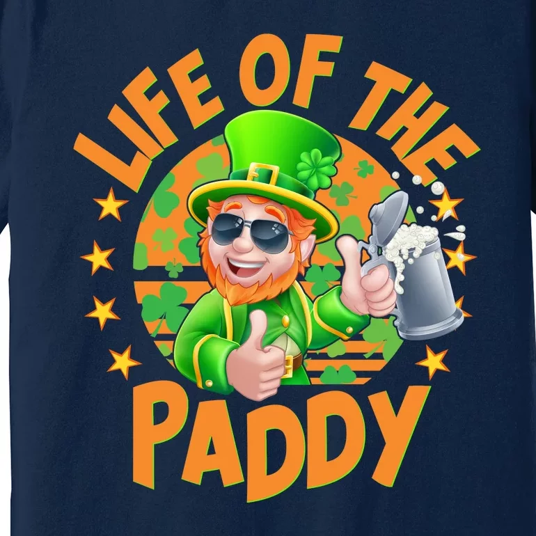 Funny St Patricks Day Life Of The Paddy Leprechaun Beer Premium T-Shirt