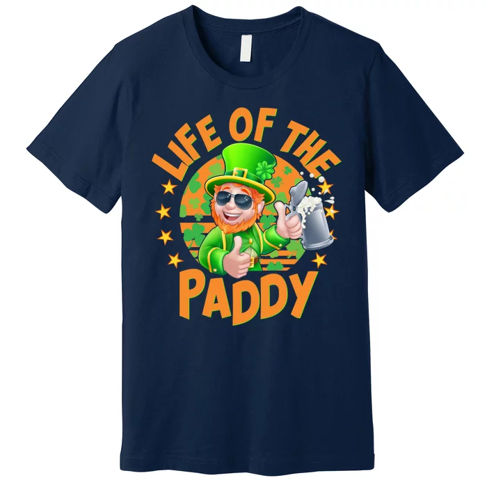 Funny St Patricks Day Life Of The Paddy Leprechaun Beer Premium T-Shirt