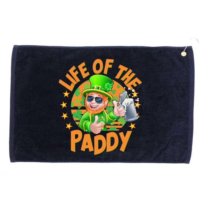 Funny St Patricks Day Life Of The Paddy Leprechaun Beer Grommeted Golf Towel