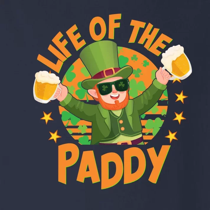 Funny St Patricks Day Life Of The Paddy Leprechaun With Beers Toddler Long Sleeve Shirt