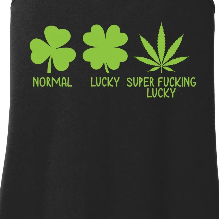 Funny St. PatrickS Day Weed Ladies Essential Tank