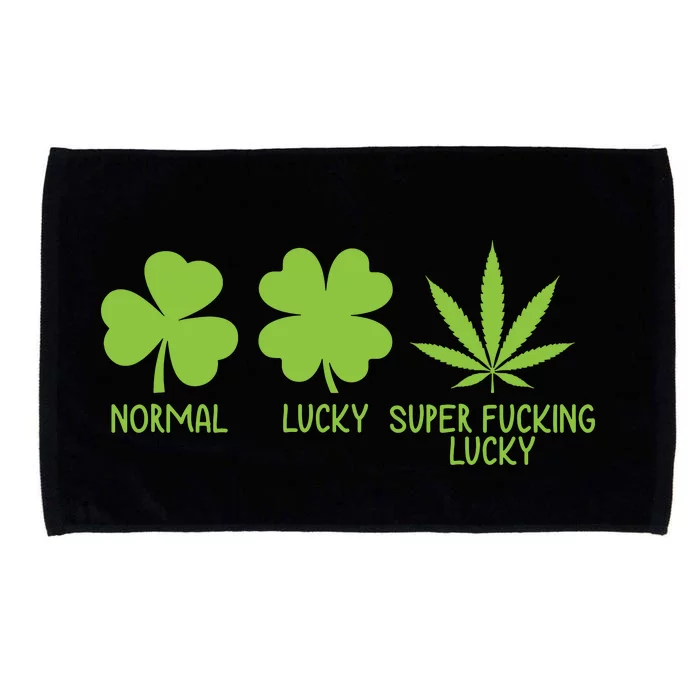 Funny St. PatrickS Day Weed Microfiber Hand Towel