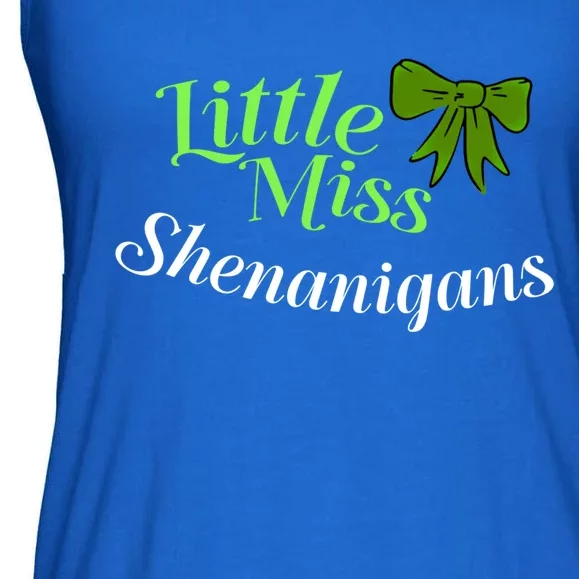 Funny St Patricks Day Little Miss Shenanigans Gift Ladies Essential Flowy Tank