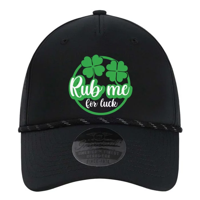 Funny St Patricks Day Rub Me For Luck Performance The Dyno Cap