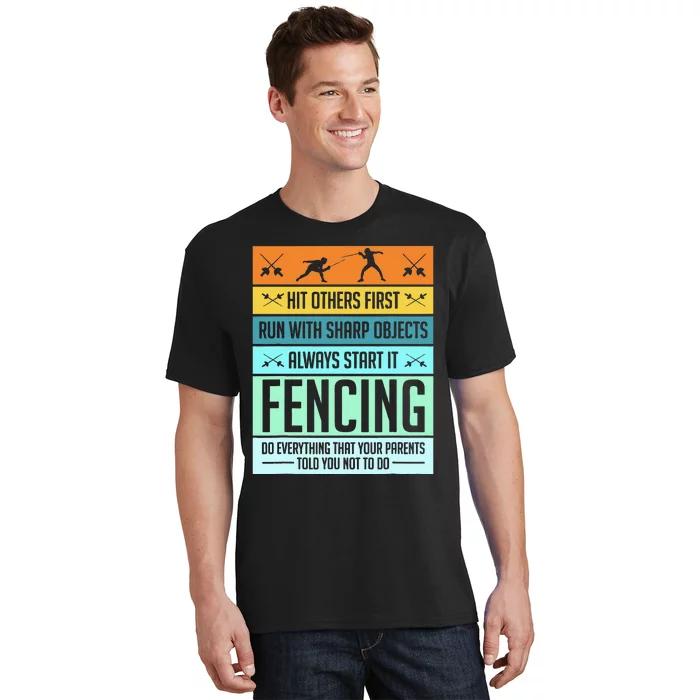 Fencing Sport Pun T-Shirt