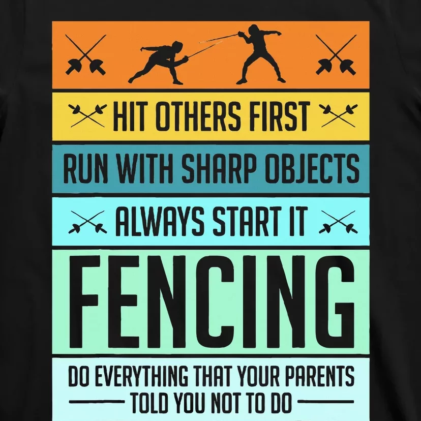 Fencing Sport Pun T-Shirt