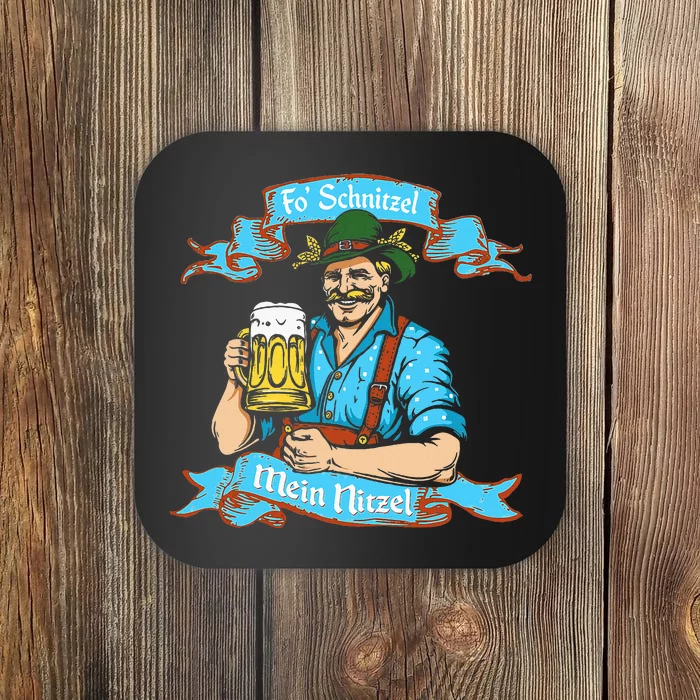 Fo Snitzel Prost German Oktoberfest Coaster