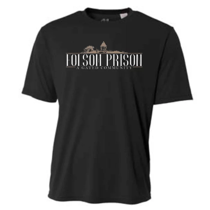 Folsom State Prison Prison State Correctional Warden Cooling Performance Crew T-Shirt