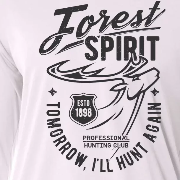 Forest Spirit Professional Hunting Club Tomorrow I'll Hunt Again Cooling Performance Long Sleeve Crew