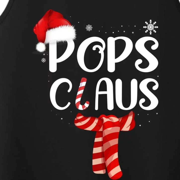 Funny Santa Pops Claus Christmas Family Matching Pajama Gift Performance Tank