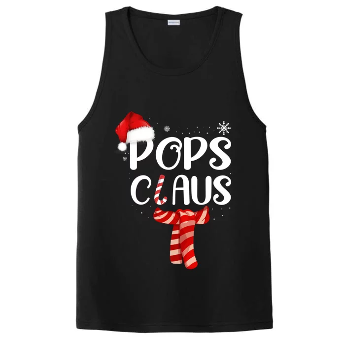 Funny Santa Pops Claus Christmas Family Matching Pajama Gift Performance Tank