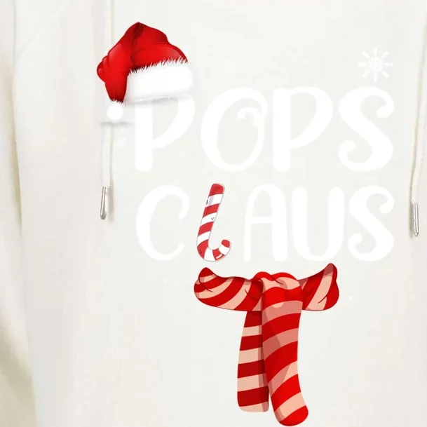 Funny Santa Pops Claus Christmas Family Matching Pajama Gift Womens Funnel Neck Pullover Hood