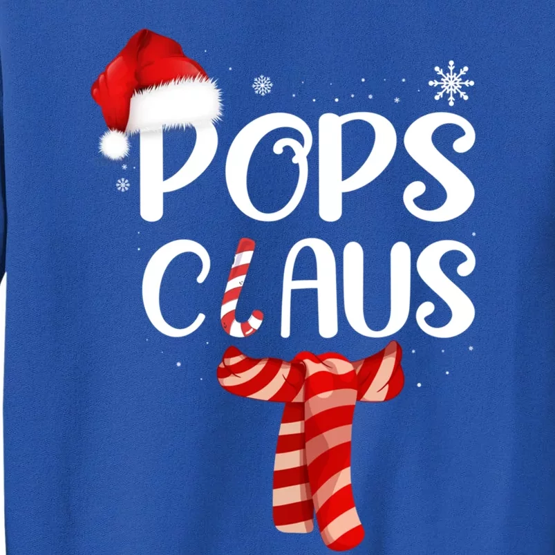 Funny Santa Pops Claus Christmas Family Matching Pajama Gift Tall Sweatshirt