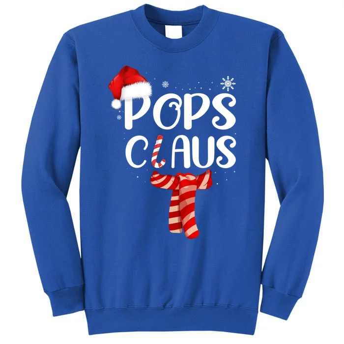 Funny Santa Pops Claus Christmas Family Matching Pajama Gift Tall Sweatshirt