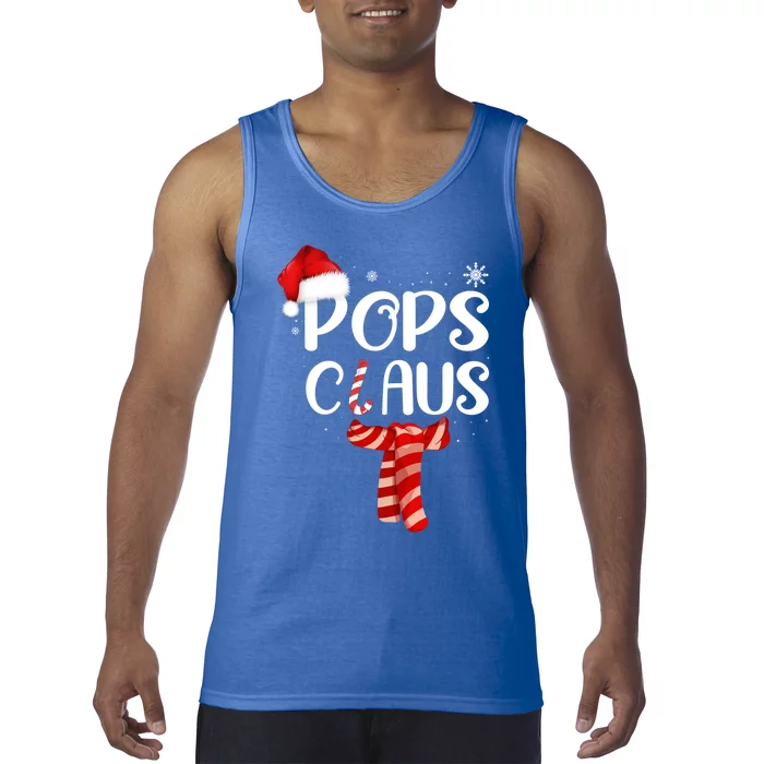 Funny Santa Pops Claus Christmas Family Matching Pajama Gift Tank Top