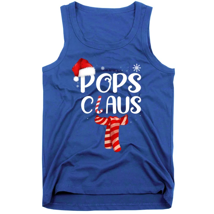 Funny Santa Pops Claus Christmas Family Matching Pajama Gift Tank Top