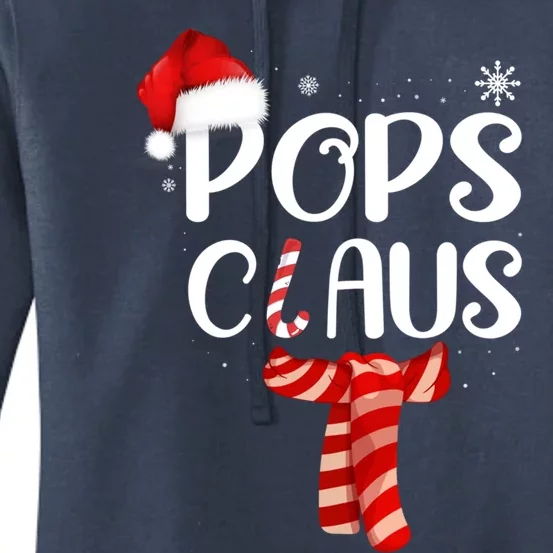 Funny Santa Pops Claus Christmas Family Matching Pajama Gift Women's Pullover Hoodie