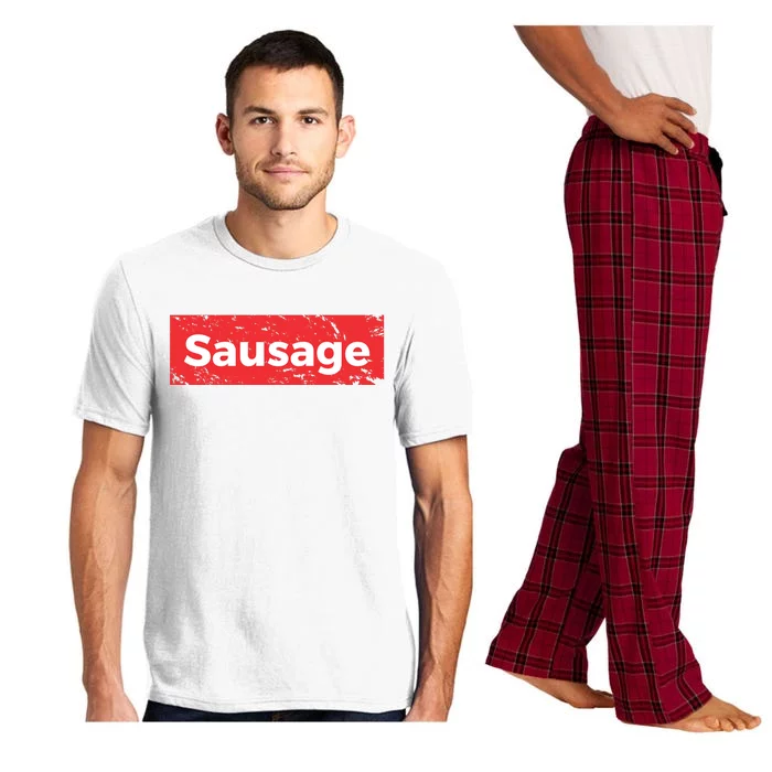 Funny Sausage Pizza Pajama Set