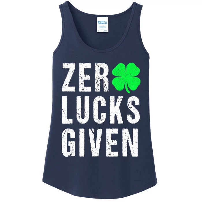 Funny Saint Patrick's Day Shamrock Irish Tee Adults Ladies Essential Tank