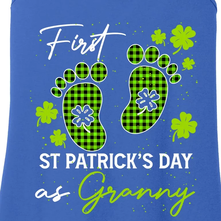 First St Patricks Day As Granny Pregnancy Gift Ladies Essential Tank