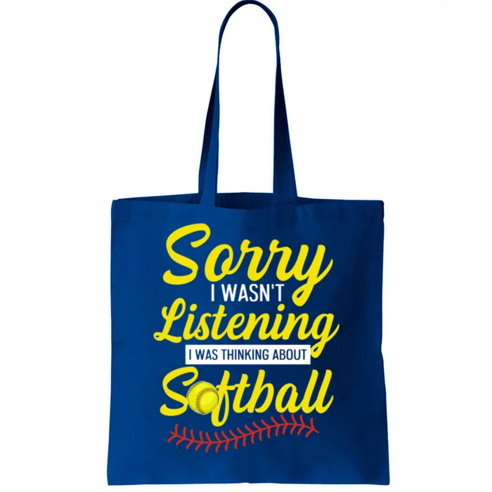 Fastpitch Softball Quote Softball Pitcher Meaningful Gift Tote Bag