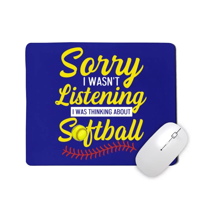 Fastpitch Softball Quote Softball Pitcher Meaningful Gift Mousepad