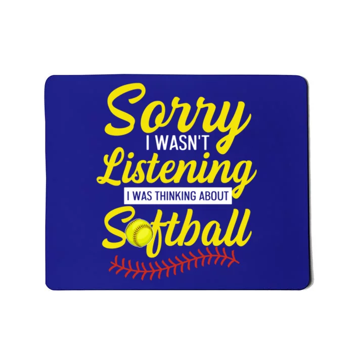 Fastpitch Softball Quote Softball Pitcher Meaningful Gift Mousepad