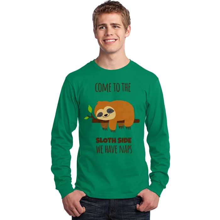 Funny Sloth Quote Funny Quote Sloth Lover Lazy Day Slogan Long Sleeve Shirt