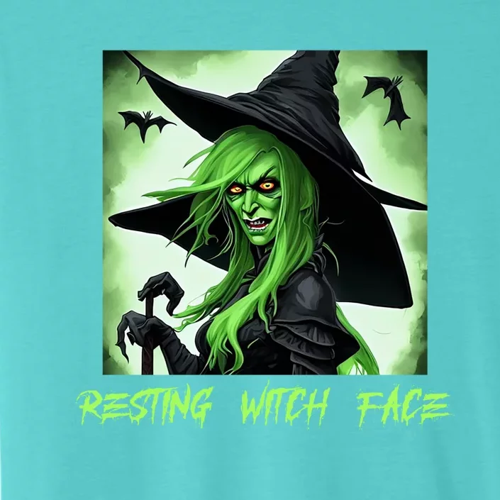 Funny Scary Resting Witch Face Gift ChromaSoft Performance T-Shirt