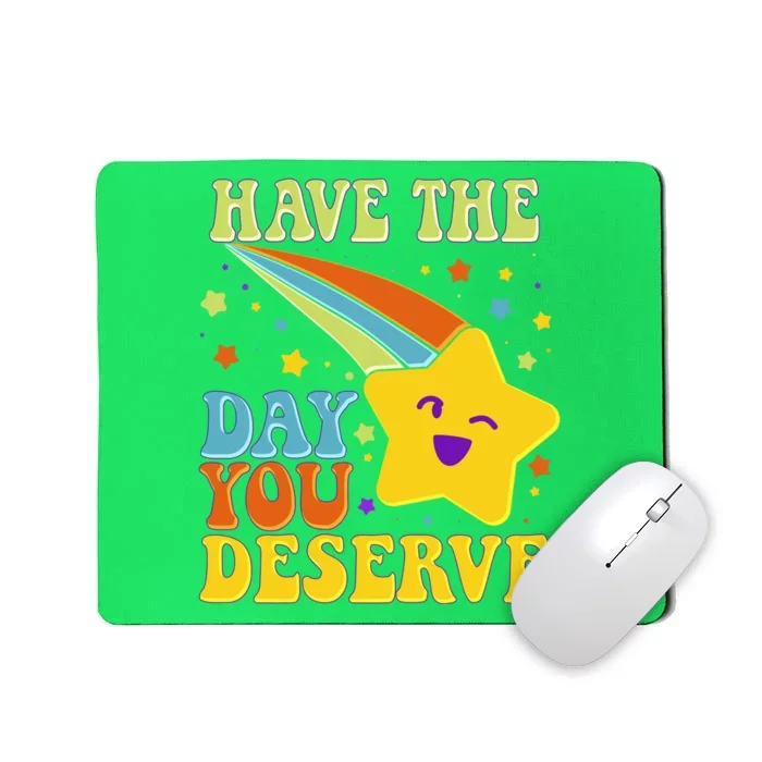 Funny Sarcastic Retro Shooting Star Mousepad