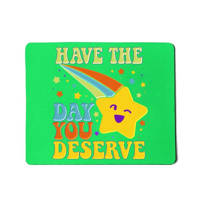 Funny Sarcastic Retro Shooting Star Mousepad