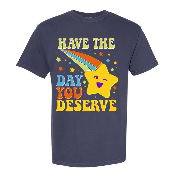 Funny Sarcastic Retro Shooting Star Garment-Dyed Heavyweight T-Shirt