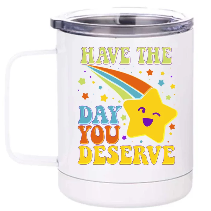 Funny Sarcastic Retro Shooting Star Front & Back 12oz Stainless Steel Tumbler Cup