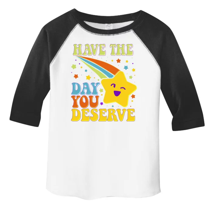 Funny Sarcastic Retro Shooting Star Toddler Fine Jersey T-Shirt