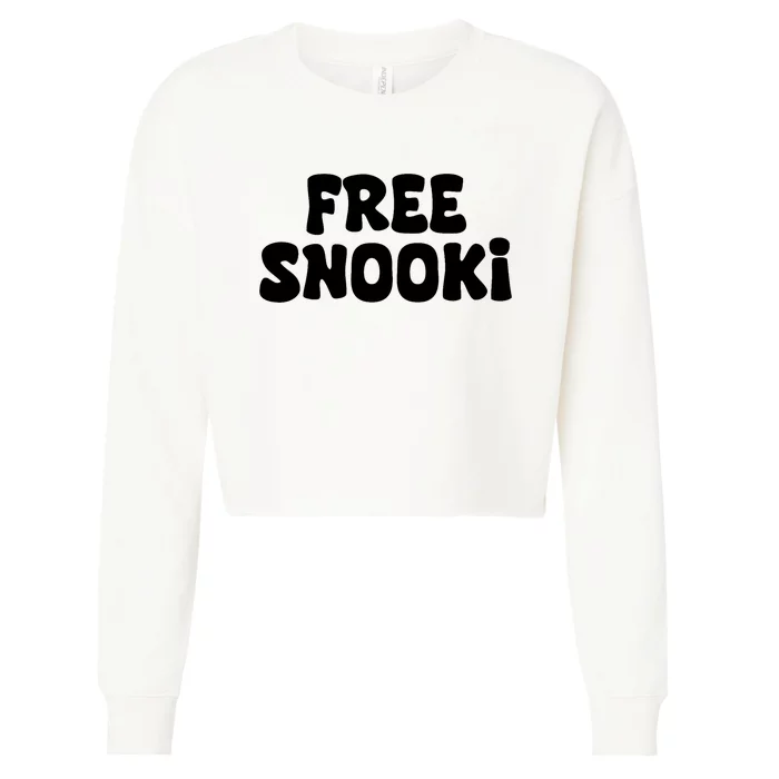 Free Snooki Retro Vintage Free Snooki Cropped Pullover Crew