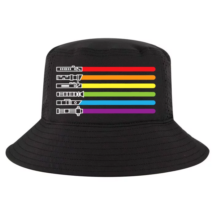 Funny Saber Rainbow Lgbt Pride Mont Cool Comfort Performance Bucket Hat