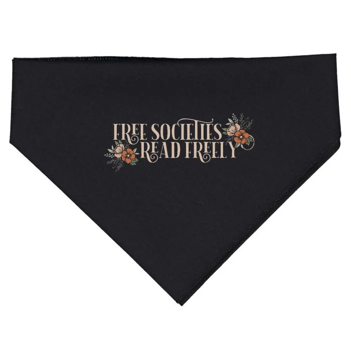 Free Societies Read Freely Read Banned Books Librarians USA-Made Doggie Bandana