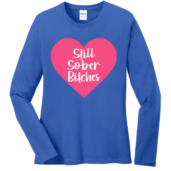 Funny Sobriety Recovery Aa Na Gift Still Sober Bitches Meaningful Gift Ladies Long Sleeve Shirt