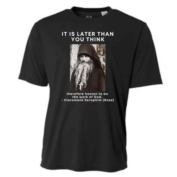 Fr Seraphim Rose Eastern Orthodox Christian Cooling Performance Crew T-Shirt