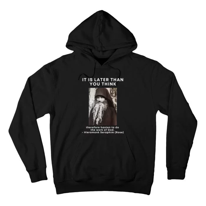 Fr Seraphim Rose Eastern Orthodox Christian Tall Hoodie