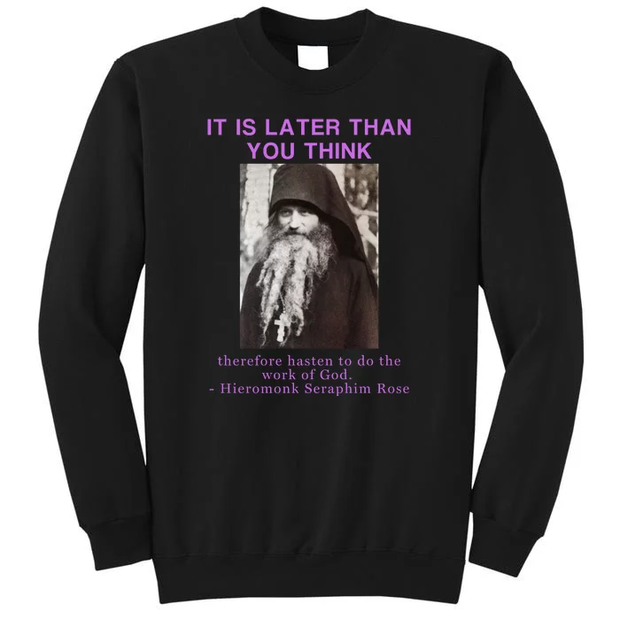 Fr Seraphim Rose Eastern Orthodox Christian Tall Sweatshirt