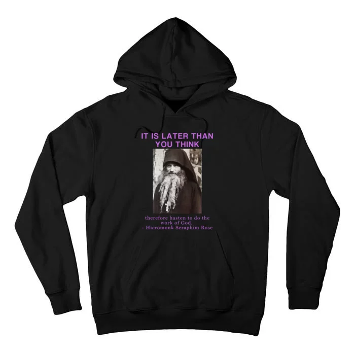 Fr Seraphim Rose Eastern Orthodox Christian Tall Hoodie