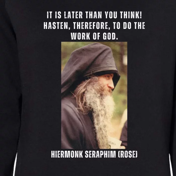 Fr Seraphim Rose Eastern Orthodox Christian Womens California Wash Sweatshirt