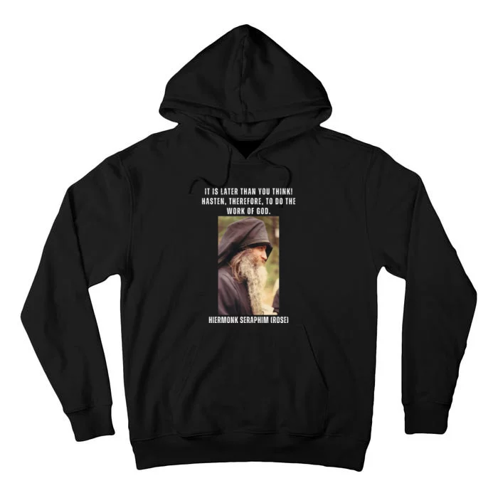 Fr Seraphim Rose Eastern Orthodox Christian Tall Hoodie