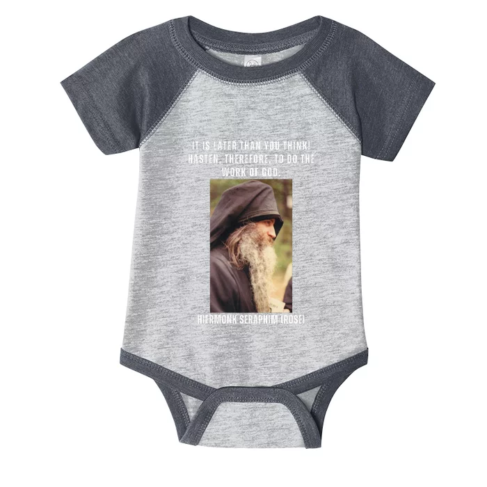 Fr Seraphim Rose Eastern Orthodox Christian Infant Baby Jersey Bodysuit