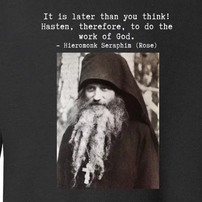 Father Seraphim Rose Orthodox Gift Toddler Sweatshirt